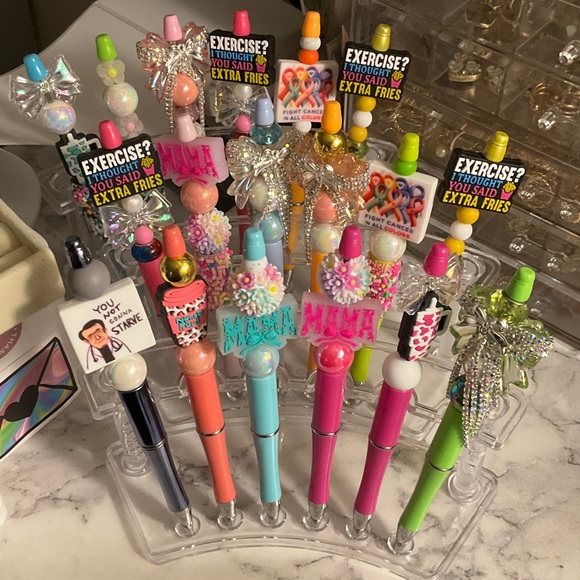 Toni Pens Other - Fun Quote Pens with Colorful Charms